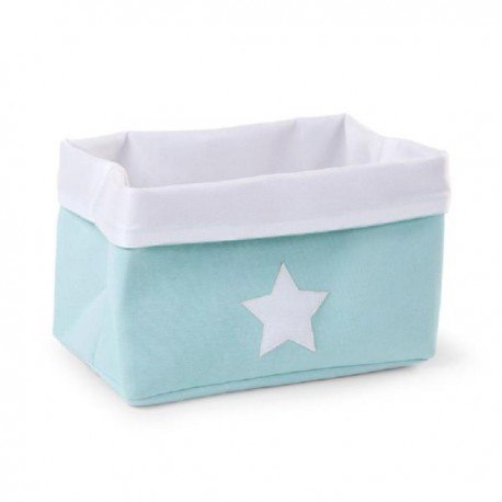 Childhome pudełko płócienne 32 x 20 x 20 cm mint Childhome pudełko płócienne 32 x 20 x 20 cm mint