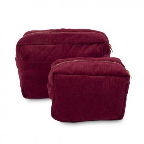 Filibabba kosmetyczka mała sztruks deeply red Filibabba kosmetyczka mała sztruks deeply red