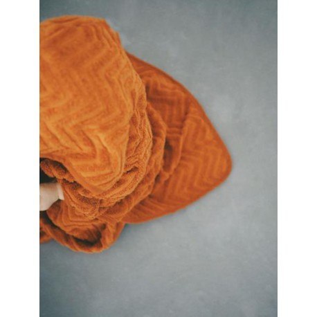 Filibabba poncho zigzag rust