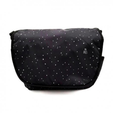 My bag's torba do wózka flap bag confetti black My bag's torba do wózka flap bag confetti black