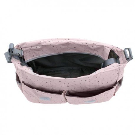 My bag's torba do wózka flap bag leaf pink