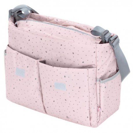 My bag's torba do wózka flap bag leaf pink