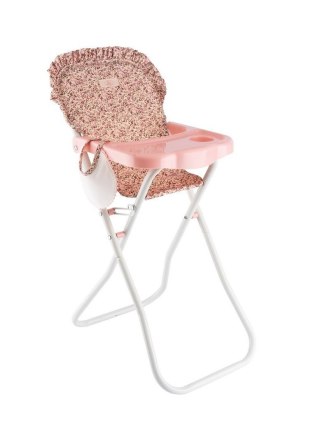 Krzesełko Martina do karmienia dla lalki do 46 cm różowe Asi 3712003
