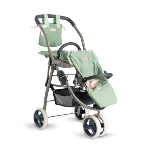 Wózek spacerówka podwójna dla lalek do 46cm Cloe Asi 3712115