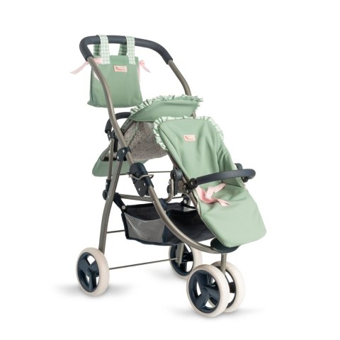 Wózek spacerówka podwójna dla lalek do 46cm Cloe Asi 3712115