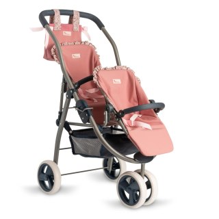 Wózek spacerówka podwójna dla lalek do 46cm Martina Asi 3712015
