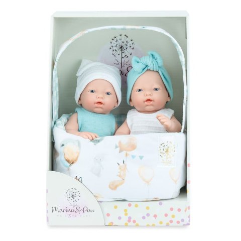 Lalka Mini Golosinas bliźniaki w koszyczku Marina & Pau 216 Lalka Mini Golosinas bliźniaki w koszyczku Marina & Pau 216