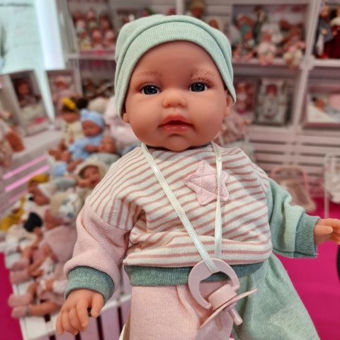 Lalka Toneta Baby gaworząca z poduszką Antonio Juan 70331 Lalka Toneta Baby gaworząca z poduszką Antonio Juan 70331