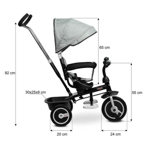 ROWEREK 3-KOŁOWY BUZZ RED