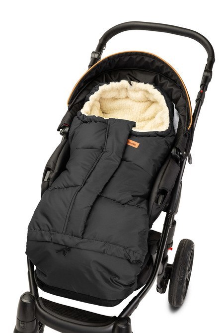 ŚPIWOREK COMBI 3w1 WEŁNA - BLACK