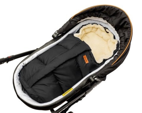 ŚPIWOREK COMBI 3w1 WEŁNA - BLACK