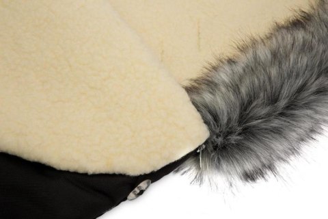 ŚPIWOREK ESKIMO BLACK / WEŁNA 100 X 46