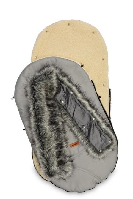 ŚPIWOREK ESKIMO GREY / WEŁNA 100 X 46