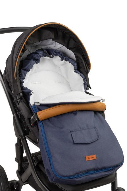 ŚPIWOREK POLAR NAVY DO WÓZKA (95x40)
