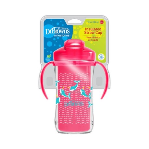 TC01201 KUBEK TERMICZNY ZE SŁOMKĄ 300ML 12+ RÓŻOWY TC01201 KUBEK TERMICZNY ZE SŁOMKĄ 300ML 12+ RÓŻOWY
