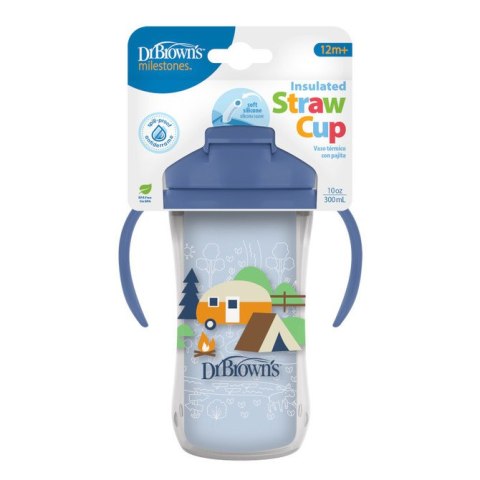 TC01202 KUBEK TERMICZNY ZE SŁOMKĄ 300ML 12+ NIEBIESKI TC01202 KUBEK TERMICZNY ZE SŁOMKĄ 300ML 12+ NIEBIESKI