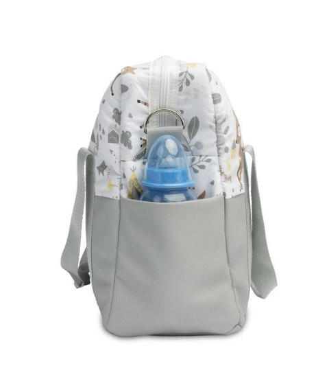 TORBA DO WÓZKA EKOSKÓRA LEŚNA PRZYGODA BIAŁA