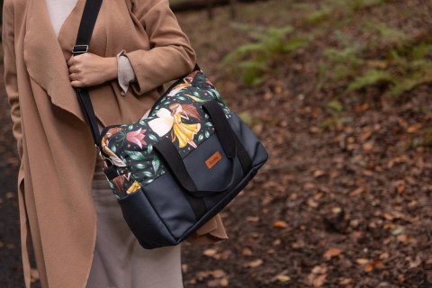 TORBA DO WÓZKA EKOSKÓRA LEŚNA PRZYGODA BIAŁA