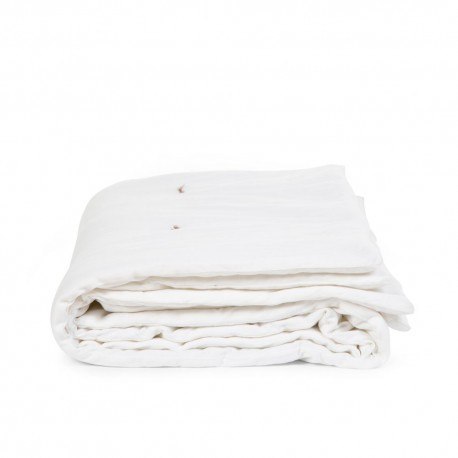 Childhome kocyk pikowany 140 x 100 cm off white Childhome kocyk pikowany 140 x 100 cm off white