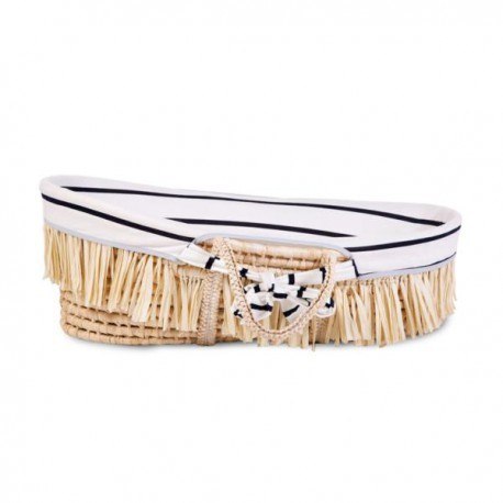 Childhome kosz mojżesza boho z materacykiem + pokrowiec jersey marin Childhome kosz mojżesza boho z materacykiem + pokrowiec jersey marin
