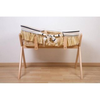 Childhome kosz mojżesza boho z materacykiem + pokrowiec jersey marin