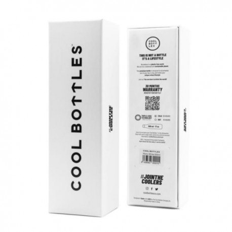 Cool bottles butelka termiczna 500 ml triple cool neonowo żółta