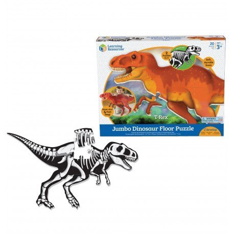 Duże puzzle podłogowe, dinozaur t-rex Duże puzzle podłogowe, dinozaur t-rex