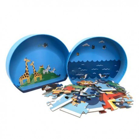 Puzzle dla dzieci w ozdobnym pudełku, 36 el., arka