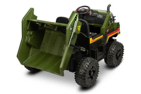 POJAZD NA AKUMULATOR WYWROTKA TANK GREEN POJAZD NA AKUMULATOR WYWROTKA TANK GREEN