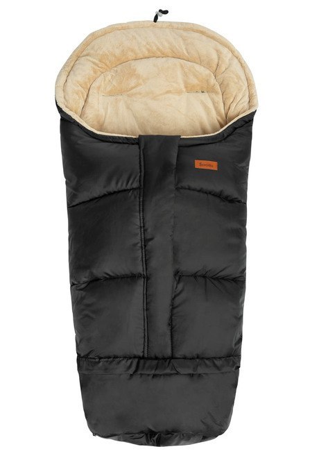 ŚPIWOREK COMBI 3w1 MINKY - BLACK/BEIGE
