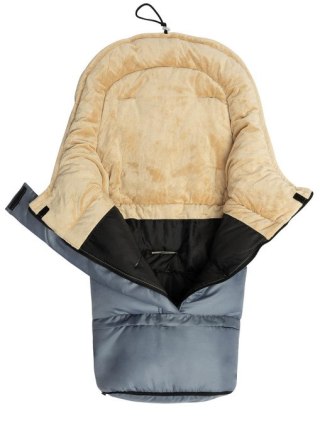 ŚPIWOREK COMBI 3w1 MINKY - GRAPHITE/BEIGE