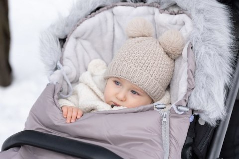 ŚPIWOREK ORSO BEŻOWY PERŁA 100 X 45