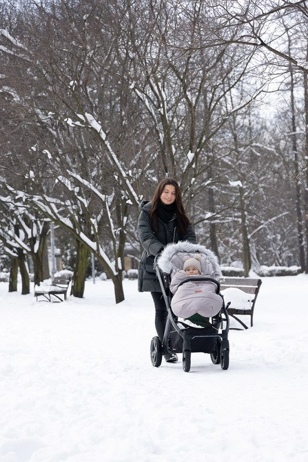 ŚPIWOREK ORSO BEŻOWY PERŁA 100 X 45