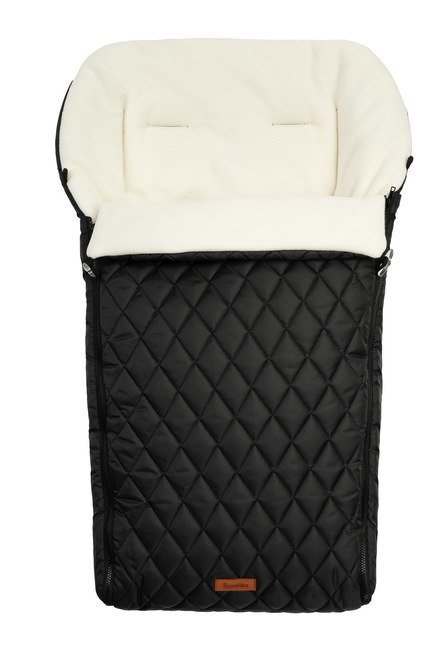 ŚPIWOREK PIKOWANY POLAR BLACK DO WÓZKA