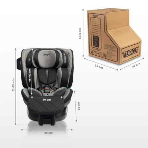 FOTELIK TUROX I-SIZE KHAKI (40-150) FOTELIK TUROX I-SIZE KHAKI (40-150)
