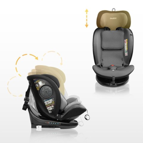 FOTELIK MOKKI I-SIZE GREY (40-150) FOTELIK MOKKI I-SIZE GREY (40-150)
