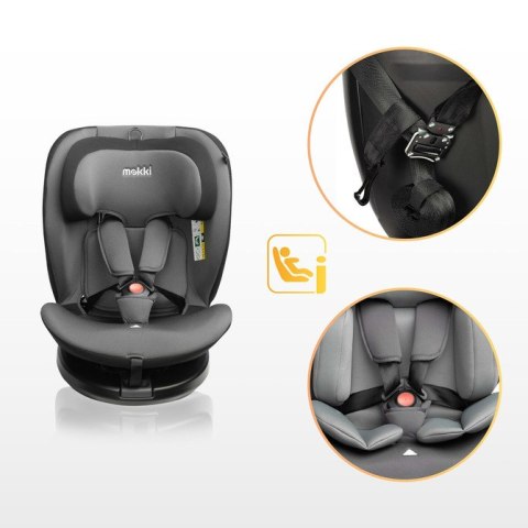 FOTELIK MOKKI I-SIZE GREY (40-150) FOTELIK MOKKI I-SIZE GREY (40-150)