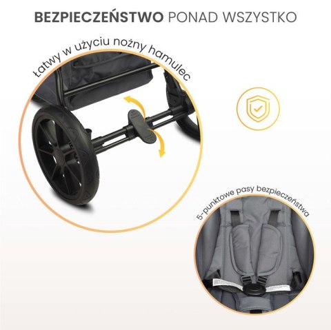WÓZEK SPACEROWY LIMA GRAPHITE WÓZEK SPACEROWY LIMA GRAPHITE
