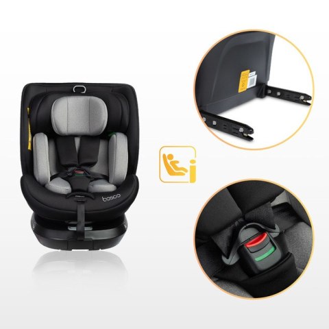 FOTELIK BOSCO I-SIZE BLACK (40-150) FOTELIK BOSCO I-SIZE BLACK (40-150)
