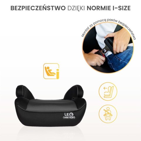 FOTELIK LEO I-SIZE GRAPHITE (125-150)