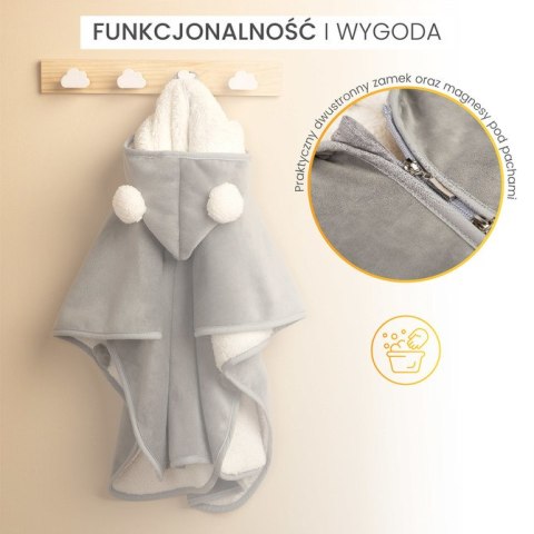 PONCZO SAMOCHODOWE BEŻOWY PLUSZ PONCZO SAMOCHODOWE BEŻOWY PLUSZ