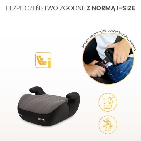 FOTELIK TIGER I-SIZE GREY (125-150) FOTELIK TIGER I-SIZE GREY (125-150)