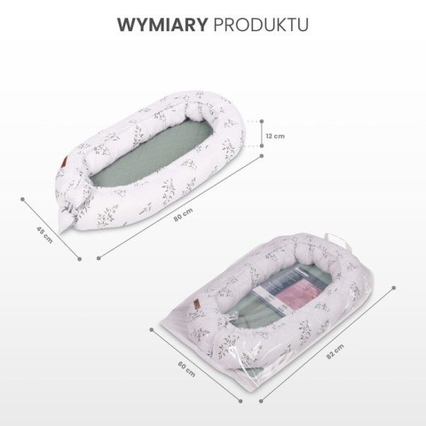 KOKON MUŚLIN DMUCHAWCE BEŻOWE 80x45 KOKON MUŚLIN DMUCHAWCE BEŻOWE 80x45
