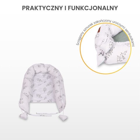 KOKON MUŚLIN GAŁĄZKA ZIELONY 80x45