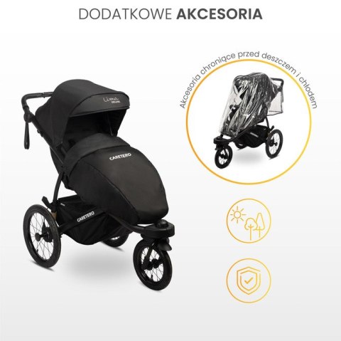 WÓZEK SPACEROWY LIMA DELUXE BLACK WÓZEK SPACEROWY LIMA DELUXE BLACK