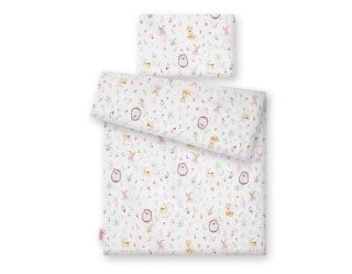 Pościel dla dzieci 2-częściowa bawełniana 135x100 cm - leśna delikatność