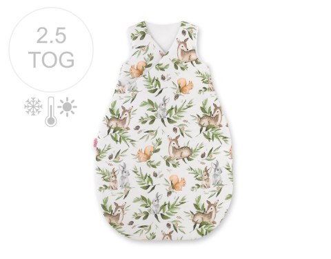 Śpiworek niemowlęcy całoroczny ocieplany 75 cm- woodland green Śpiworek niemowlęcy całoroczny ocieplany 75 cm- woodland green