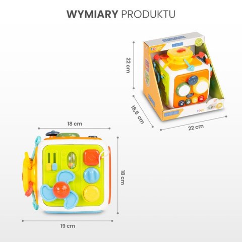 2111 ZABAWKA EDUKACYJNA - KOSTKA SENSORYCZNA (0556) 2111 ZABAWKA EDUKACYJNA - KOSTKA SENSORYCZNA (0556)