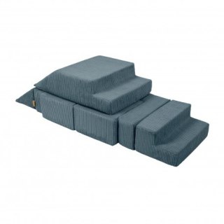 Aesthetic sofa bricks turkusowa