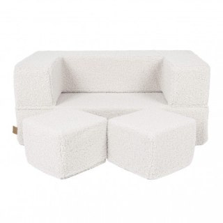 Bearly cube sofa kremowa